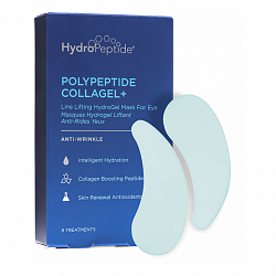 Гидрогелевые патчи для глаз с эффектом лифтинга HydroPeptide PolyPeptide Collagel+ 