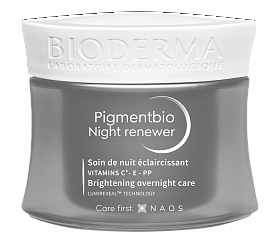 Пигментбио Осветляющий и обновляющий ночной крем Bioderma Pigmentbio night renew 