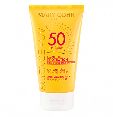 Mary Cohr Солнцезащитное Молочко для тела SPF 50 - Lait Anti-Age Solaire Corps SPF 50, 150 мл