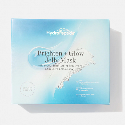 HydroPeptide Brighten & Glow Jelly Mask Двухфазная маска-желе для увлажн., сияния и выравн., 4 шт