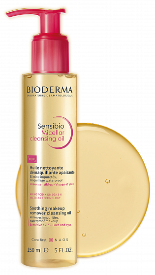 Bioderma Sensibio Очищающее мицеллярное масло для чувствительной кожи, 150 мл