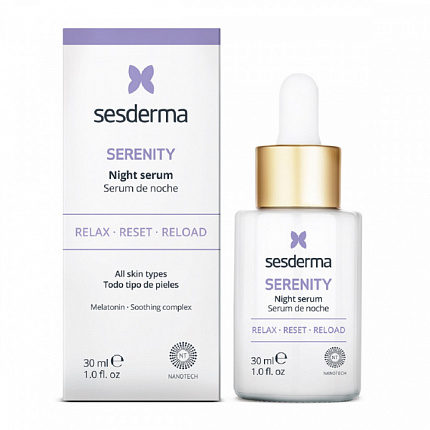 Sesderma SERENITY Night serum Сыворотка ночная липосомальная, 30 мл