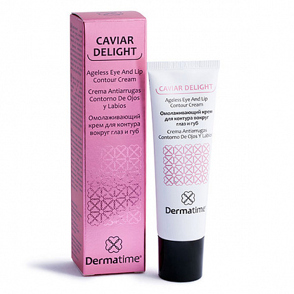 Dermatime CAVIAR DELIGHT Ageless Eye and Lip Contour Cream Омолаж крем для конт глаз и губ, 30 мл