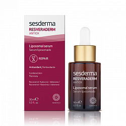Sesderma RESVERADERM ANTIOX Liposomal serum, Сыворотка липосомальная антиоксидантная, 30 мл