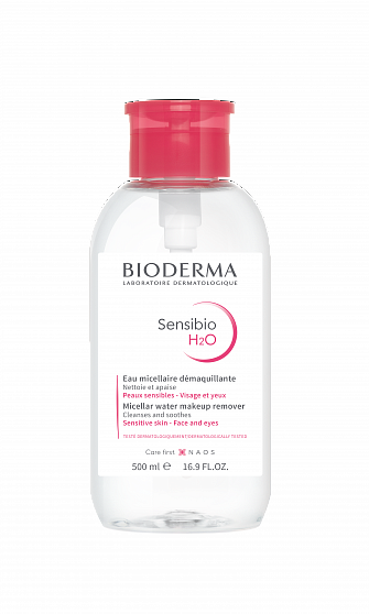 Bioderma Sensibio Н2О Мицеллярная вода (помпа), 500 мл