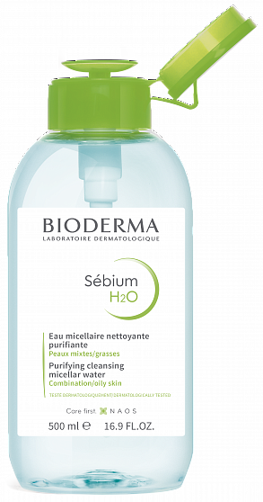 Bioderma Sebium Себиум Н2О Мицеллярная вода (помпа), 500 мл