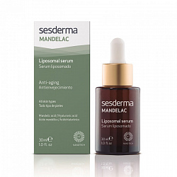 Sesderma MANDELAC Liposomal Serum, Сыворотка липосомальная с миндальной кислотой, 30 мл. 