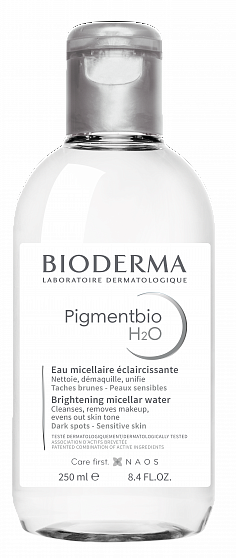 Bioderma Pigmentbio Пигментбио Осветляющая и очищающая мицеллярная вода Н2О, 250 мл