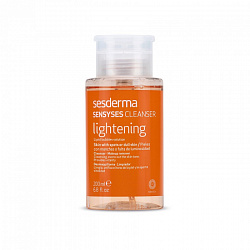 Sesderma SENSYSES Cleanser Lightening, Лосьон липосомальный для снятия макияжа для пигментированной и тусклой кожи, 200 мл