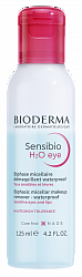 Сенсибио Двухфазное мицеллярное средство для очищения глаз и губ Bioderma Sensibio H2O eye 