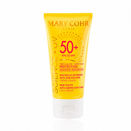 Mary Cohr Солнцезащитный крем "Новая молодость" для лица SPF 50+ - Nouvelle Jeunesse Anti-Âge, 50 мл