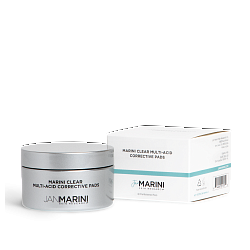 Мультикислотные корректирующие пилинг-диски для комбинированной, жирной и склонной к воспалениям кожи Jan Marini MARINI CLEAR MULTI-ACID CORRECTIVE PADS 