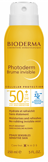Bioderma Photoderm Фотодерм спрей-вуаль SPF50+, 150 мл