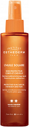 Солнцезащитное масло для тела и волос при умеренном солнце Institut Esthederm  Suncare 